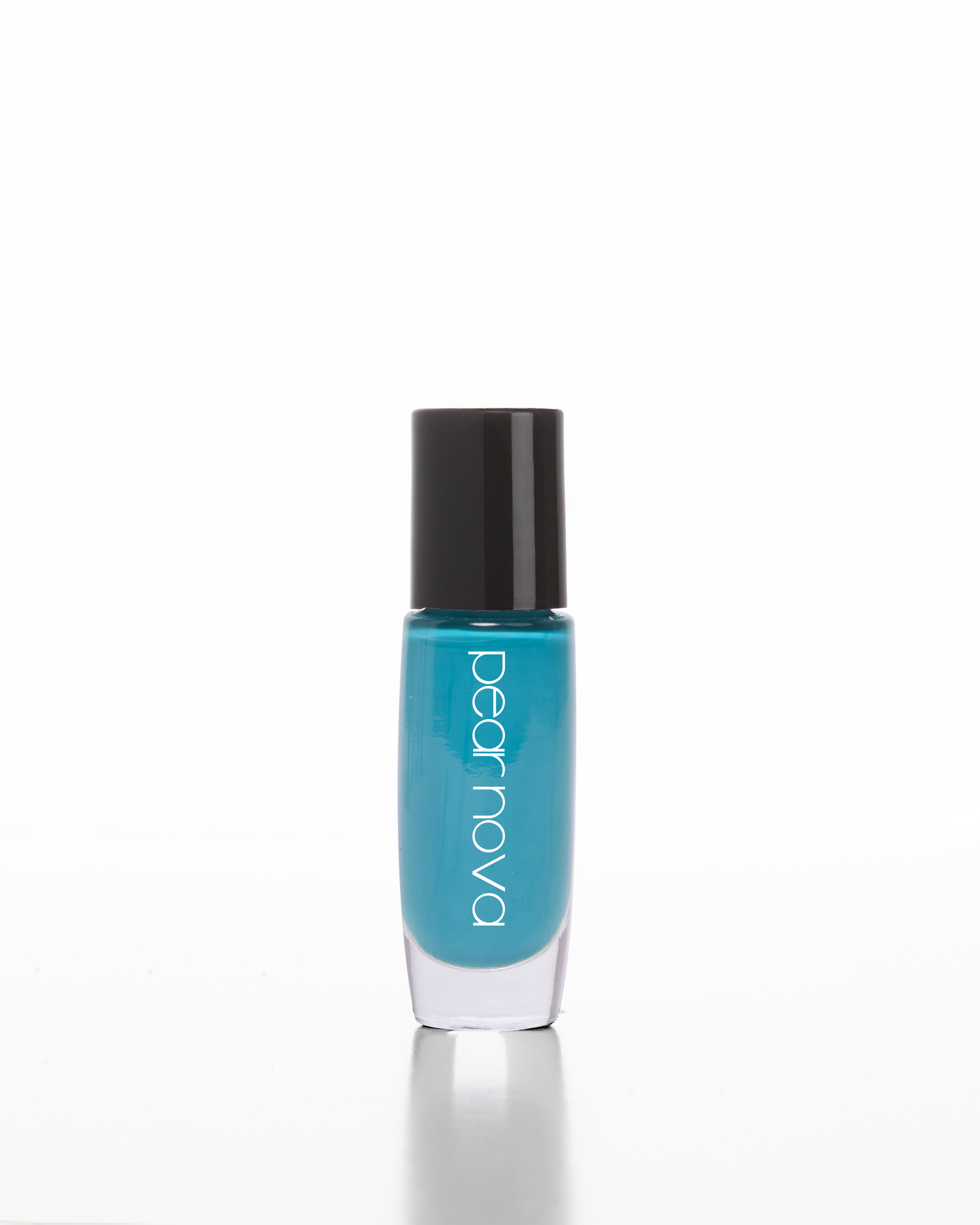 bottle of turquoise nail polish