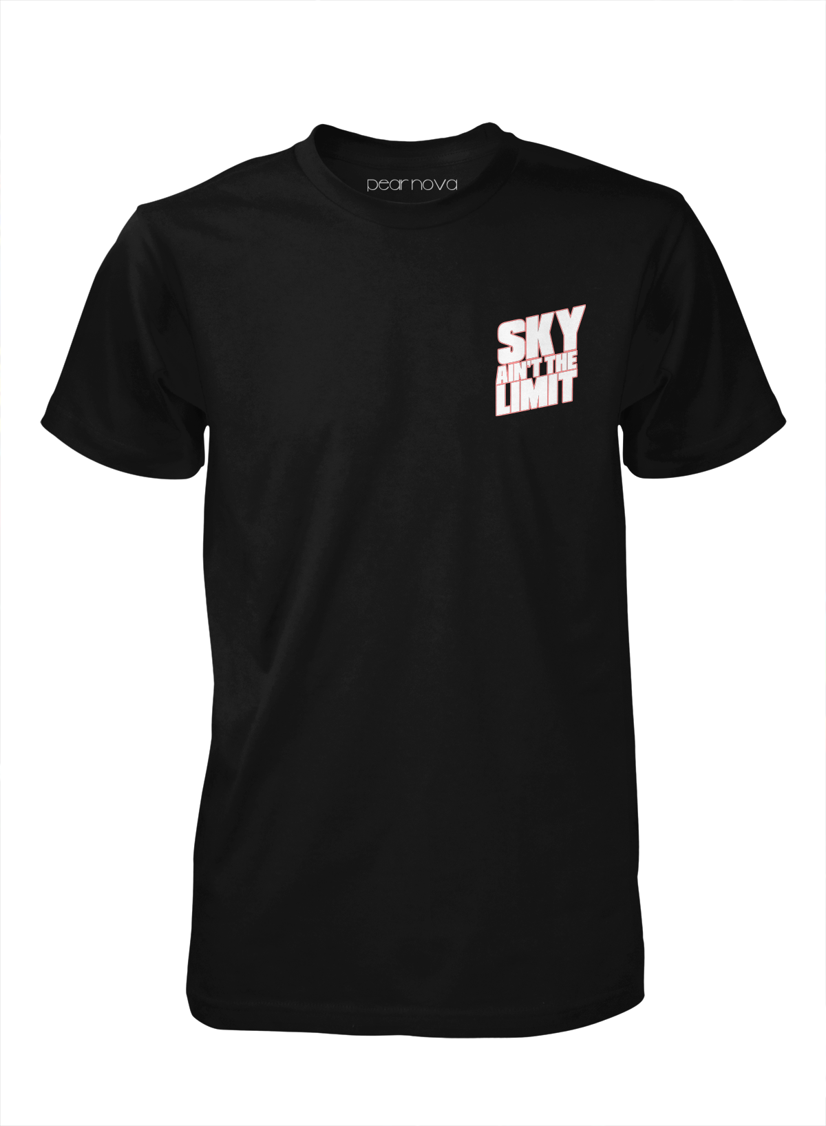 Front of black sky aint the limit tee 