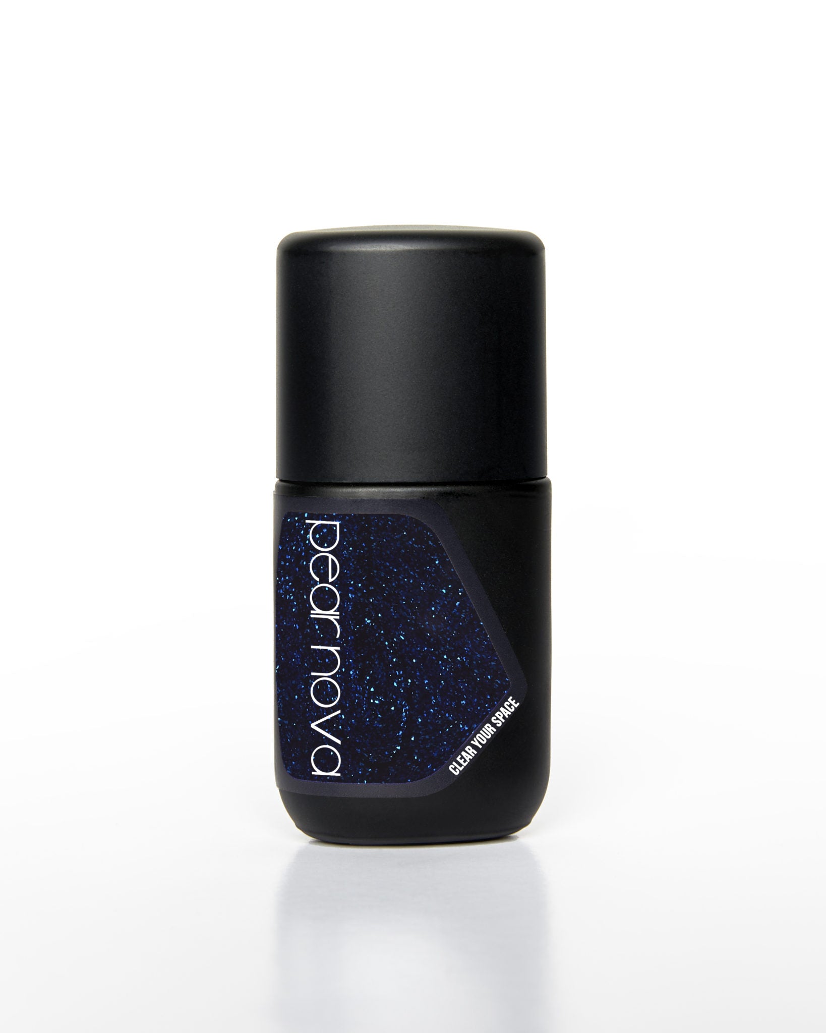 bottle of clear your space gel nail lacquer